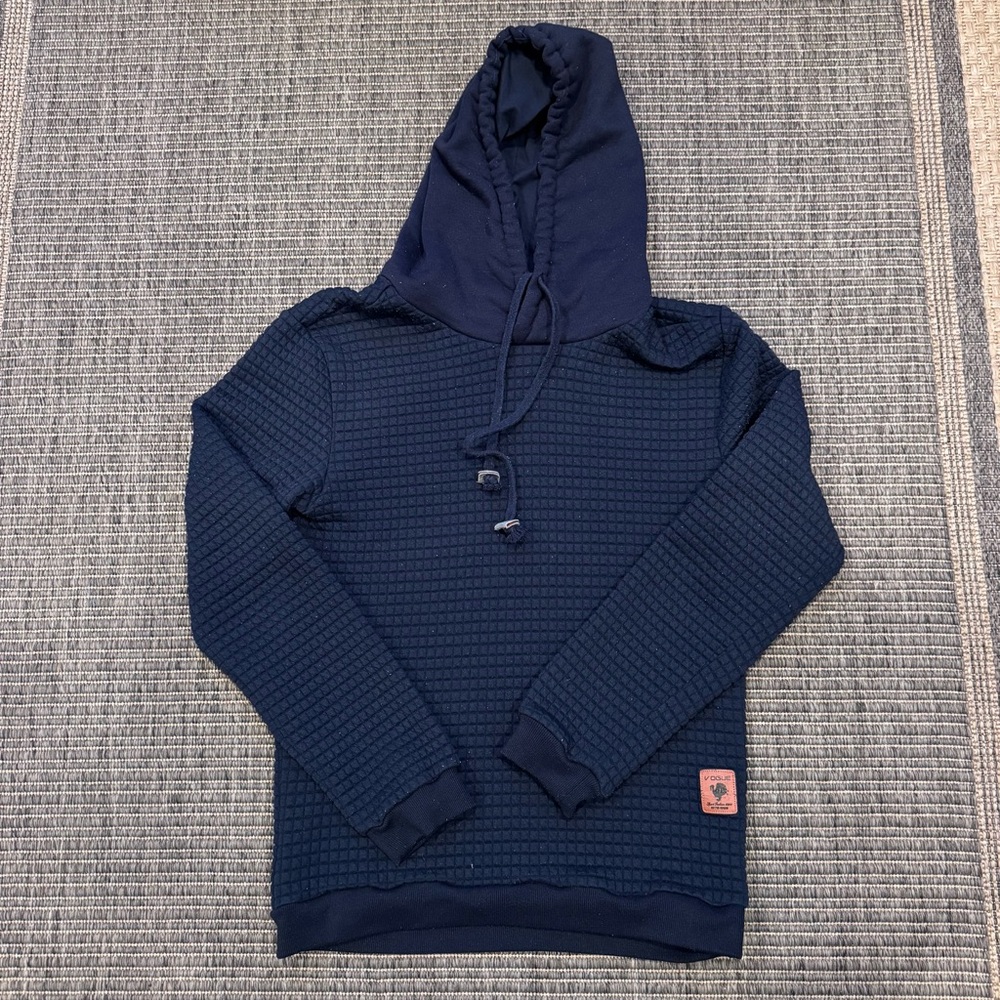 Coofandy  Vogue Navy Textured Pullover